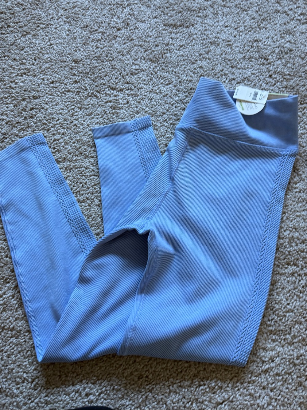 OFFLINE by Aerie Real Me XTRA high-waisted ribbed leggings.